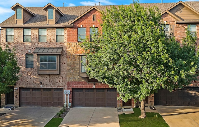 1511 Biltmore Ln, Irving, TX 75063 - multi unit property featuring brick siding, driveway, a garage, and a shingled roof
