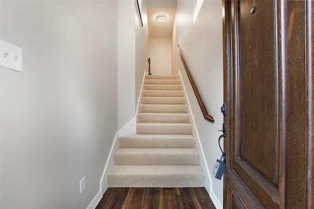 1511 Biltmore Ln, Irving, TX 75063 - stairway with wood finished floors and baseboards