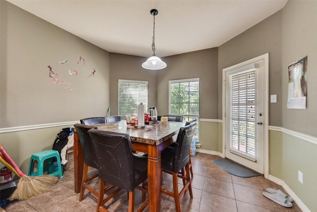 461 Running Water Trl, Fort Worth, TX 76131 - tiled dining room with baseboards