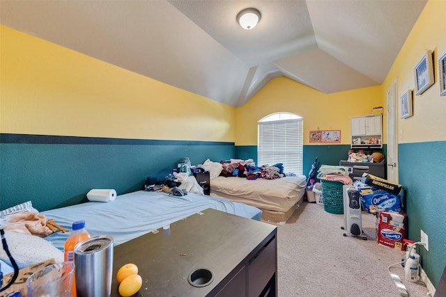 461 Running Water Trl, Fort Worth, TX 76131 - bedroom featuring carpet and lofted ceiling