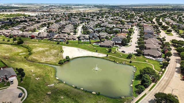 11412 Grapeleaf Dr, Fort Worth, TX 76244 - aerial overview of property's location featuring a large body of water and nearby suburban area