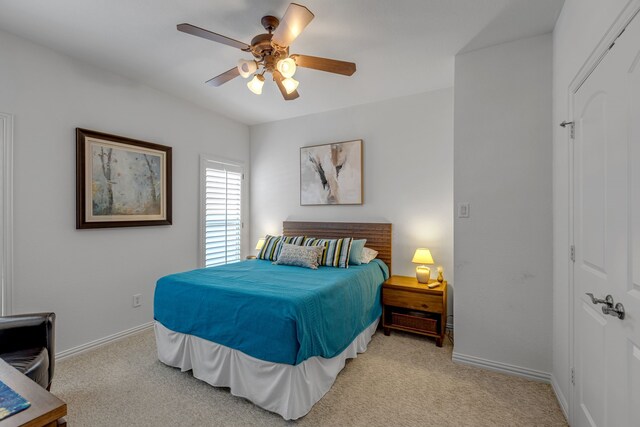 2248 Forest Hollow Park, Dallas, TX 75228 - bedroom with light colored carpet and ceiling fan