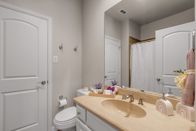2248 Forest Hollow Park, Dallas, TX 75228 - bathroom featuring vanity, a textured wall, and a shower with curtain