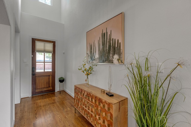 2248 Forest Hollow Park, Dallas, TX 75228 - foyer entrance featuring wood finished floors and baseboards