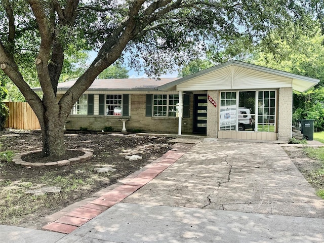 3633 Flamingo Way, Mesquite, TX 75150 - ranch-style house with brick siding