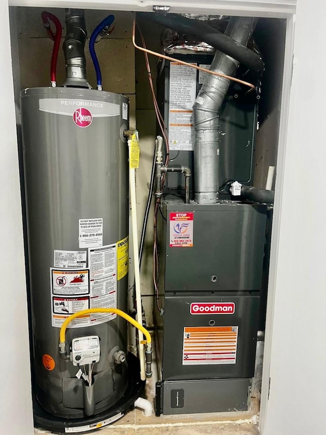 3633 Flamingo Way, Mesquite, TX 75150 - utilities featuring gas water heater and heating unit
