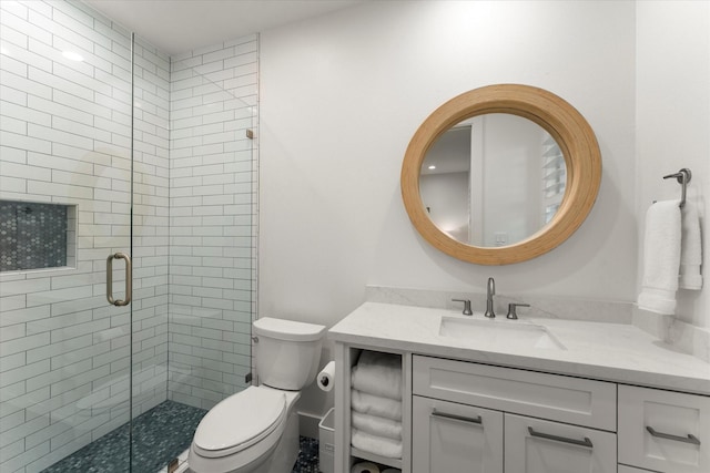 548 Winding Ln, Mount Vernon, TX 75457 - bathroom featuring vanity and a stall shower