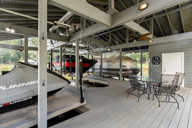 548 Winding Ln, Mount Vernon, TX 75457 - dock area with boat lift