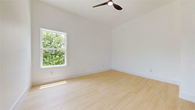 108 Frierson St, Waxahachie, TX 75165 - empty room featuring a ceiling fan and light wood-style floors