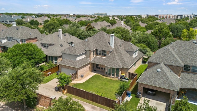 931 N Birdsong Dr, Allen, TX 75013 - aerial perspective of suburban area