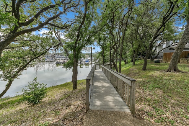 9424 Mountain Lk, Fort Worth, TX 76179 - view of community featuring a water view