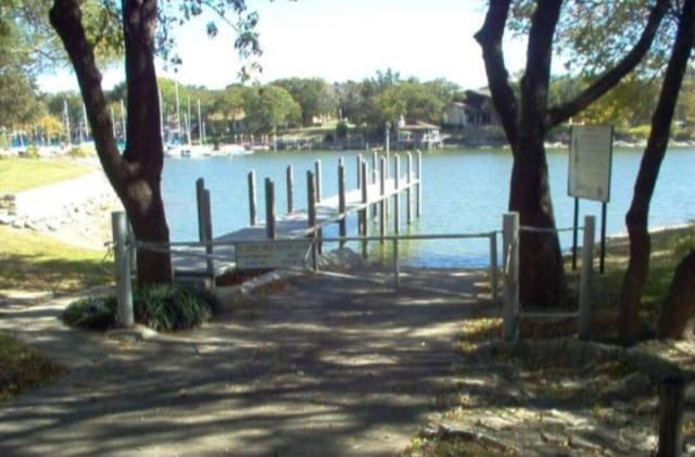 9424 Mountain Lk, Fort Worth, TX 76179 - dock with a water view