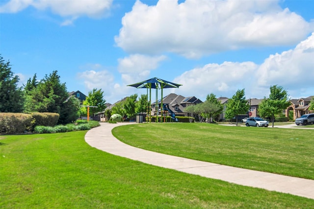7432 Wispy Willow Ln, Little Elm, TX 76227 - view of property's community with a residential view and a yard