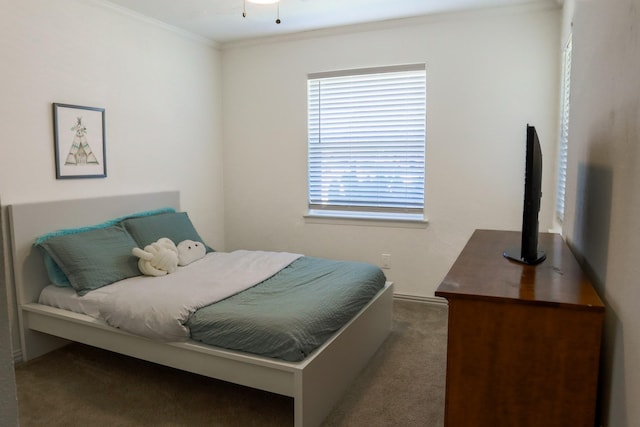 3323 Wise Dr, Mesquite, TX 75150 - carpeted bedroom with ornamental molding