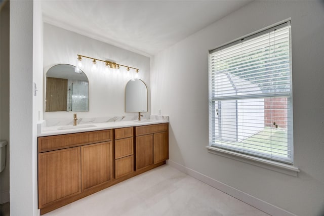 2308 Auburn Ct, Sherman, TX 75092 - full bathroom with plenty of natural light and double vanity