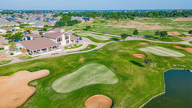 1306 Prestwick Ct, Granbury, TX 76048 - aerial view of property's location featuring a nearby body of water and a local golf course