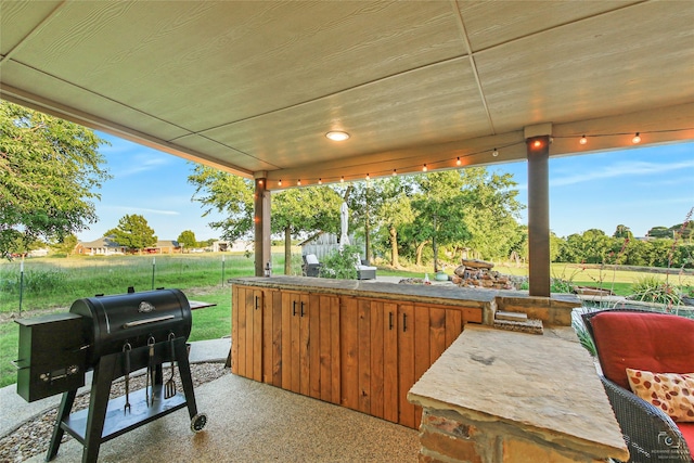 140 Stark Ln, Sherman, TX 75090 - view of patio with area for grilling