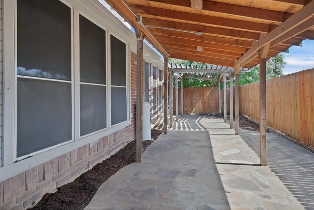 4418 Spring Garden Dr, Arlington, TX 76016 - fenced backyard featuring a patio area
