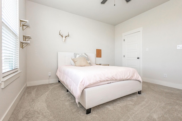 9209 Old Stoney Rd, Ponder, TX 76259 - bedroom with carpet and ceiling fan