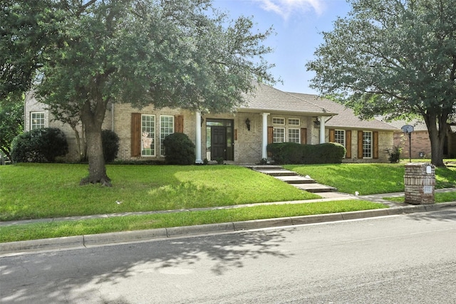 901 Bluebird Ct, Burleson, TX 76028 - view of front of home with a front lawn and brick siding