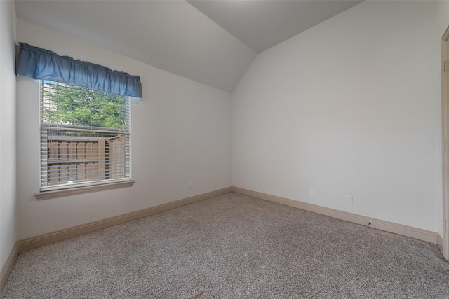 306 Spruce Trl, Forney, TX 75126 - additional living space featuring carpet and vaulted ceiling
