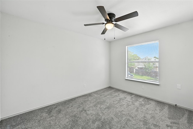 5717 Red Cactus Ct, Arlington, TX 76017 - carpeted spare room with ceiling fan and baseboards