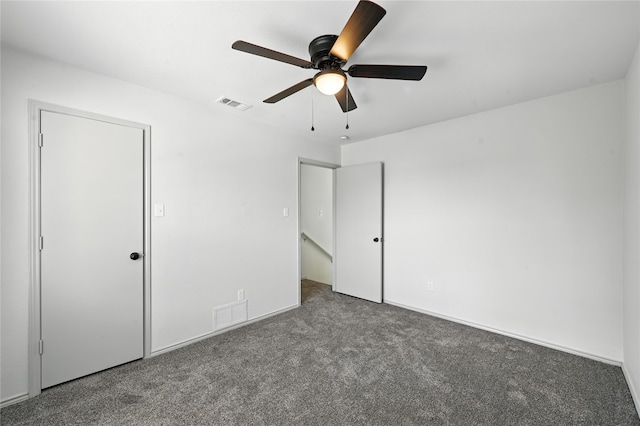 5717 Red Cactus Ct, Arlington, TX 76017 - unfurnished bedroom with carpet floors and ceiling fan