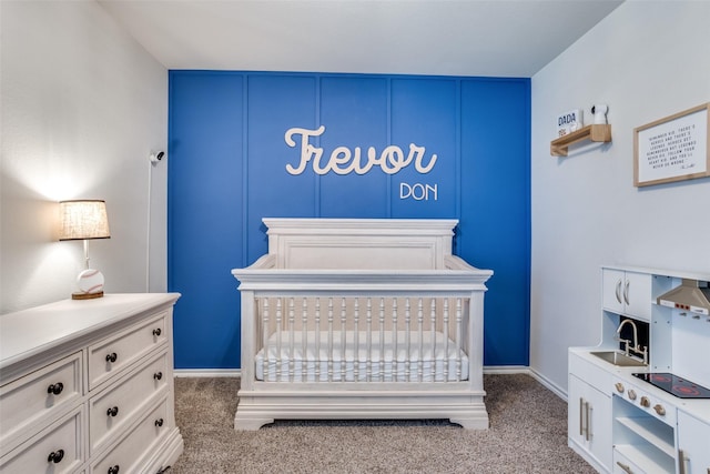 819 Twin Edge Dr, Royse City, TX 75189 - bedroom featuring carpet flooring and a crib