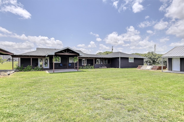 351 Marion Rd, Venus, TX 76084 - back of property featuring a yard