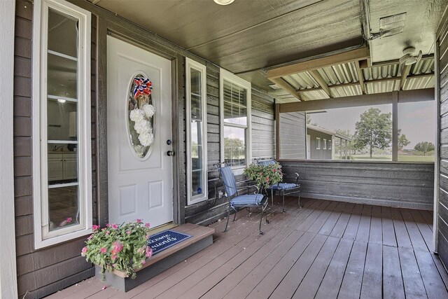 351 Marion Rd, Venus, TX 76084 - view of exterior entry with covered porch