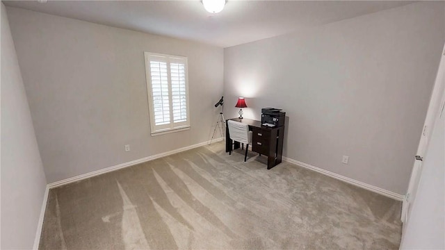 1320 Ponca St, Carrollton, TX 75010 - office area with carpet flooring and baseboards