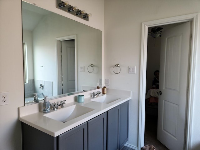 1460 Acmite Ave, Cross Roads, TX 76227 - full bath featuring double vanity