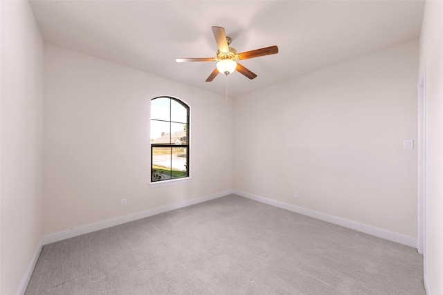 3014 Preston Club Dr, Sherman, TX 75092 - empty room featuring ceiling fan and light colored carpet