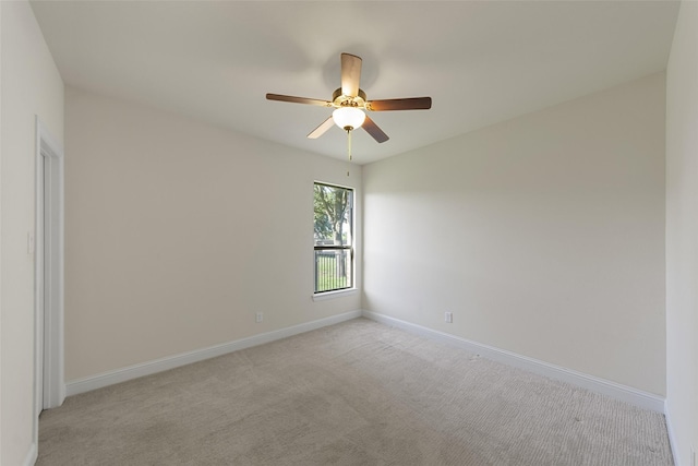 3014 Preston Club Dr, Sherman, TX 75092 - empty room featuring ceiling fan and light colored carpet