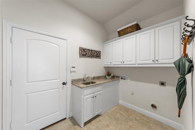 3014 Preston Club Dr, Sherman, TX 75092 - laundry area featuring hookup for a gas dryer, electric dryer hookup, cabinet space, and washer hookup