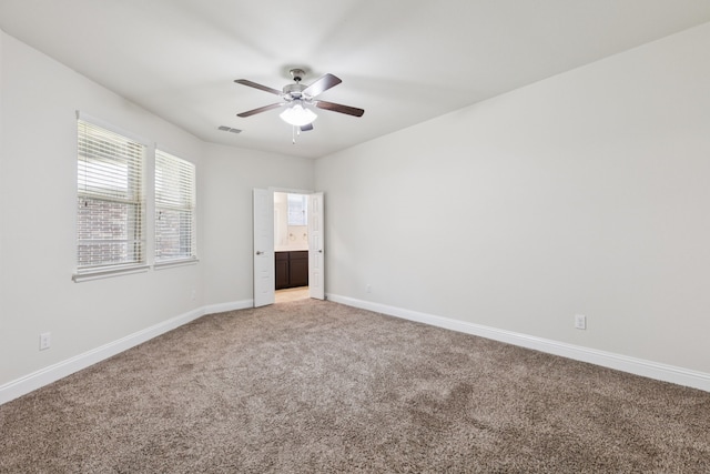 913 Parkside Dr, Argyle, TX 76226 - unfurnished room with light carpet and a ceiling fan