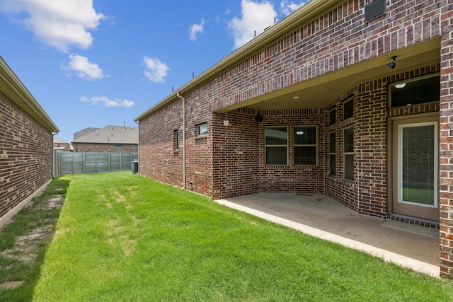 913 Parkside Dr, Argyle, TX 76226 - view of yard featuring a patio area