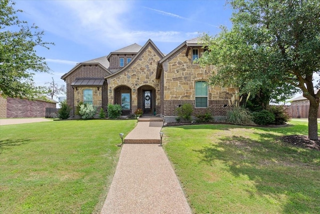 2213 Therese Dr, Waco, TX 76712 - french provincial home with stone siding