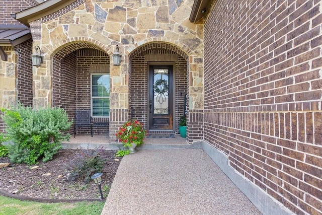 2213 Therese Dr, Waco, TX 76712 - entrance to property with brick siding and stone siding