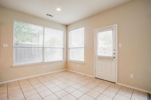 5831 Melanie Ct, Fort Worth, TX 76131 - interior space featuring plenty of natural light, light tile patterned flooring, and recessed lighting