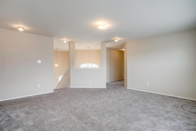5831 Melanie Ct, Fort Worth, TX 76131 - spare room featuring carpet flooring and baseboards