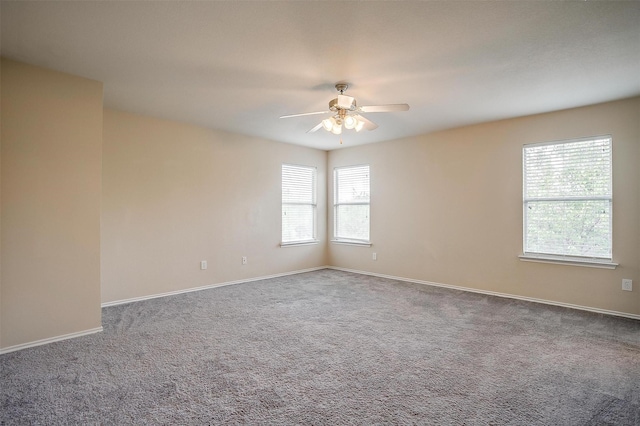 5831 Melanie Ct, Fort Worth, TX 76131 - carpeted empty room with a ceiling fan and baseboards