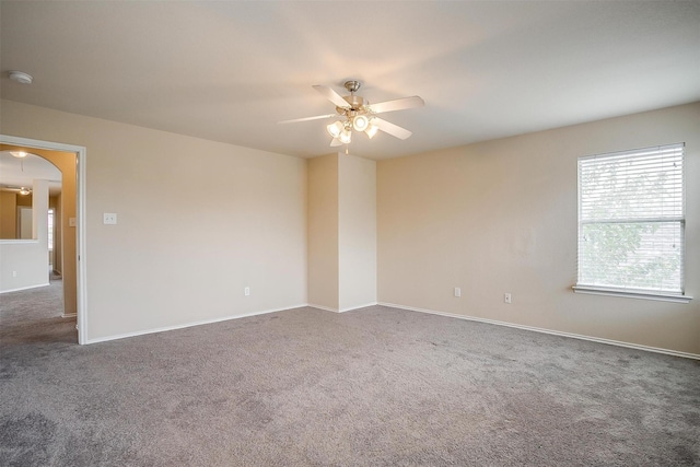 5831 Melanie Ct, Fort Worth, TX 76131 - carpeted empty room featuring a smoke detector and ceiling fan
