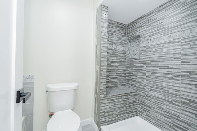 3733 Magnolia Dr, Grand Prairie, TX 75052 - full bathroom with toilet and a shower stall