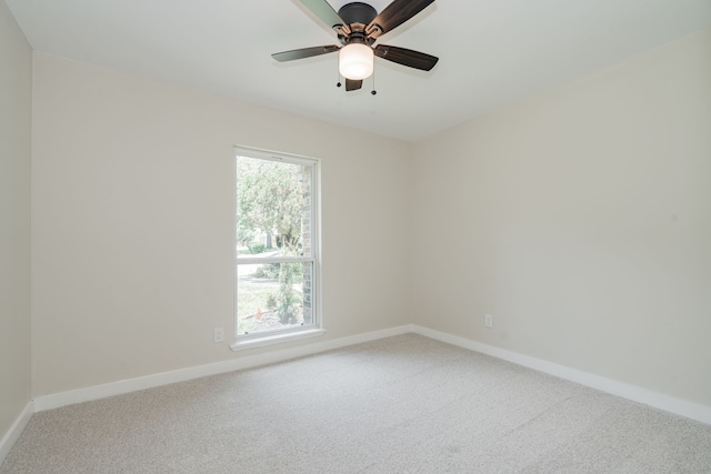 3733 Magnolia Dr, Grand Prairie, TX 75052 - spare room featuring carpet floors and ceiling fan