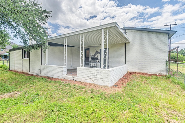 5307 Kelly Elliott, Arlington, TX 76017 - back of property with brick siding