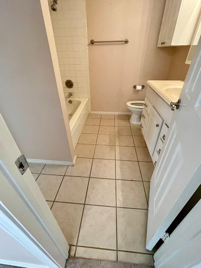 817 W Harwood Rd Unit B, Hurst, TX 76054 - full bath with tile patterned flooring, vanity, and shower / washtub combination