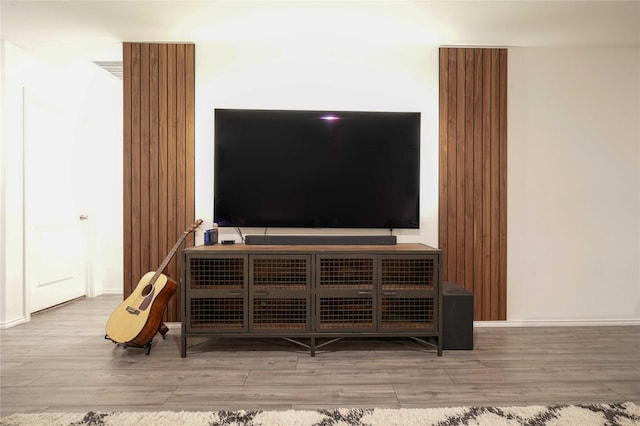 3117 Harper St, Little Elm, TX 75068 - detailed view of wood finished floors and baseboards