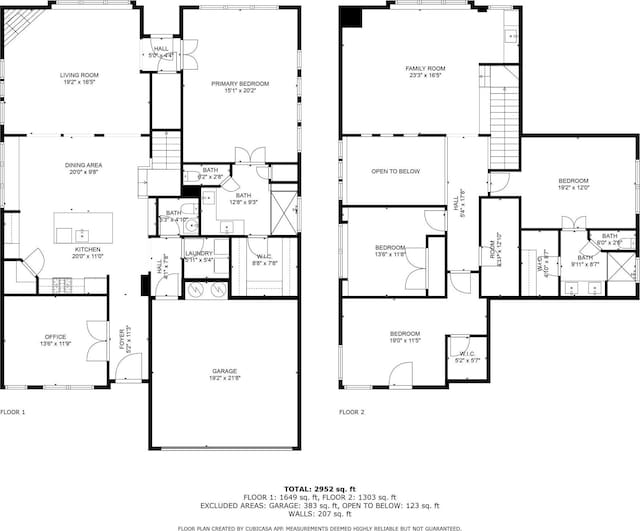 303 Hidden Cove Dr, Ponder, TX 76259 - view of floor plan / room layout