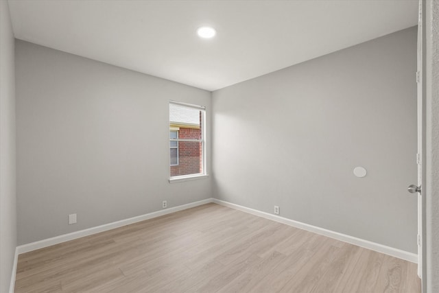 1909 Morning Dove, Aubrey, TX 76227 - spare room with light wood-style floors and recessed lighting